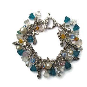 Shoes Charm Bracelet 7"